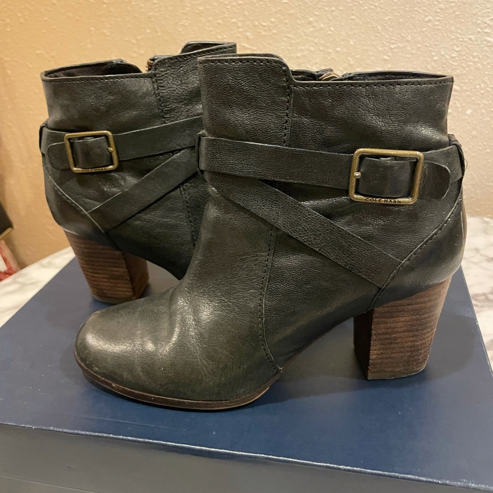 Cole Haan Black Booties